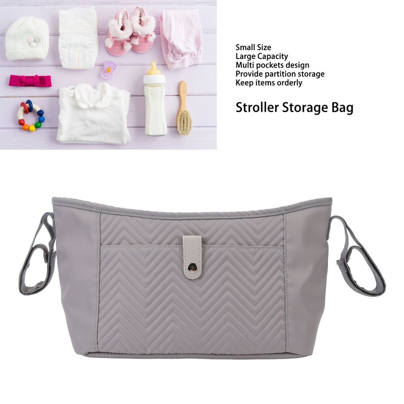 Baby Stroller Bag Large Capacity Multi Pockets Waterproof Nylon Universal