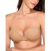 JOATEAY Adhesive Bra Backless Strapless Sticky Push Up Reusable Invisible