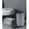 Gereen 2 Gallon Trash Can,Small Trash Can for Bathroom,Square Trash