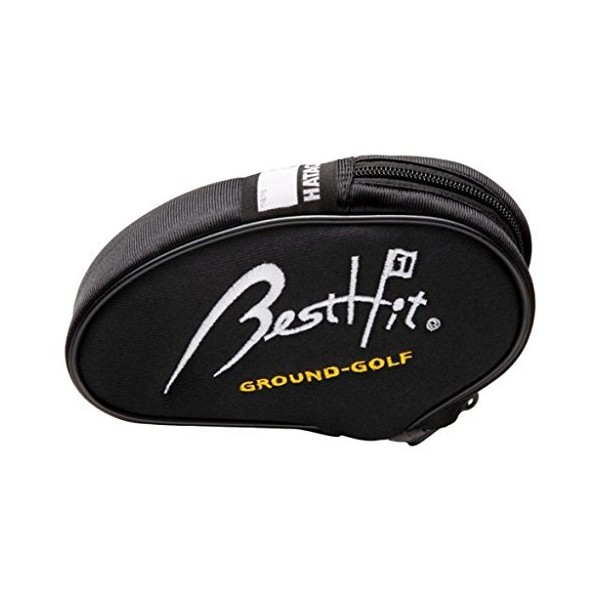 HATACHI BH7501 Ground Golf GG Headcover, Black, Approx. Width 7.1 x Height 4.3 x Thickness 2.4 inches (18 x 11 x 6 cm)