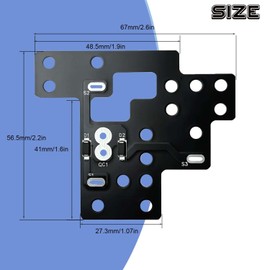 NPSNGSJY Light Module 6 High Mod for Gm Compatible With Gmc Chevy Silverado Sierra 1500 2500 3500 Classic 2003-2007 Fog Lights Low Beams And High Beams Lamp On Simultaneously