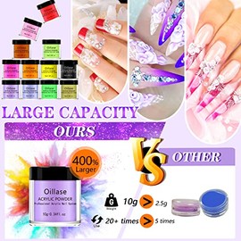 Juego de uñas acrílicas grandes profesionales con todo, polvo acrílico de uñas para principiantes, suministros de uñas acrílicas, cepillo de uñas acrí