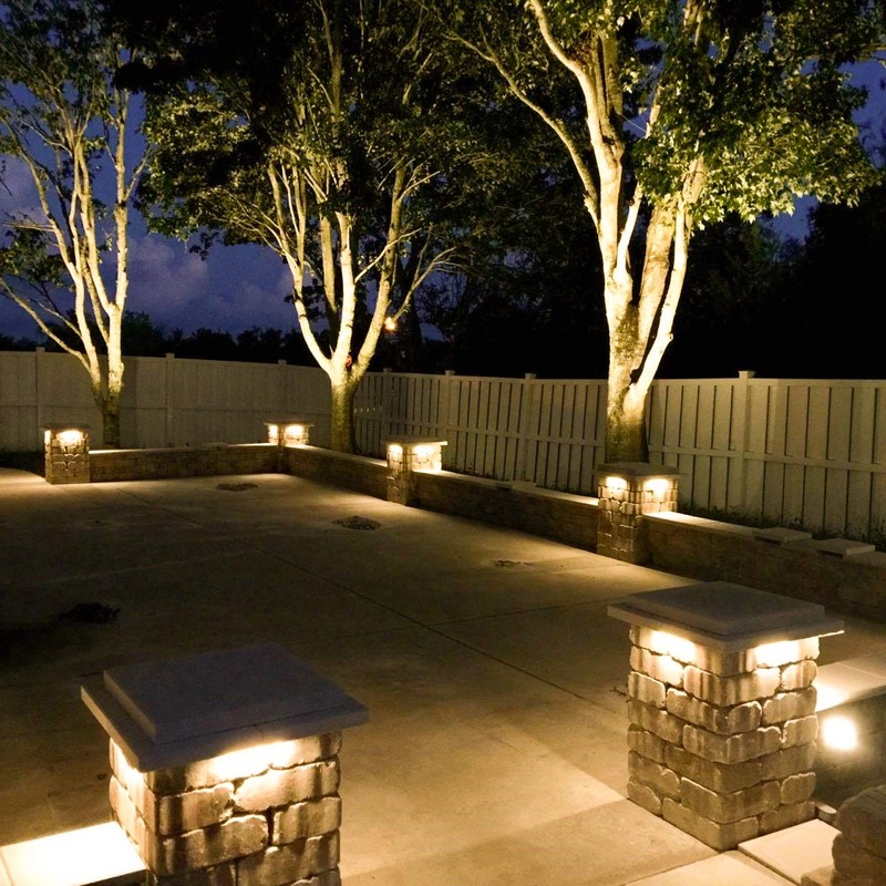 JOMITOP 1.5W Deck Step Light 7 Inch,LED Hardscape Paver Light,
