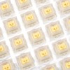 GATERON Cap Milky Yellow Keyboard Switches, RGB LED Linear Pre