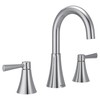Moen Ronan Chrome Two-Handle Widespread Modern Bathroom Faucet, Valve Included,