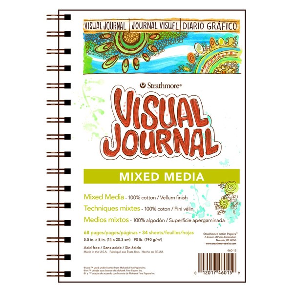 Strathmore Visual Journal Mixed Media Vellum Paper Pad (5.5"X8")