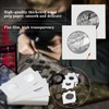 Nexxxi 300 Pcs Cardboard Coin Holder, 6 Sizes 2" x