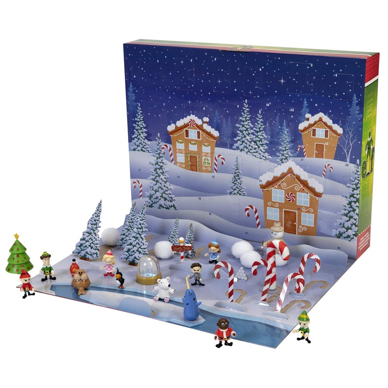 Jakks Holiday Elf Advent Calendar, Enjoy 24 Days of Fun