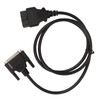 OBDII Diagnostic Cable 12V High Flexibility Code Reader Cable for