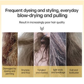 Advanced Hair Mask,Professional Keratin Hair Mask,8s Revitalizes Hot Dyeing Damaged Hair,Instantly Smooths Frizz,for Color Treated Hair Dry,Hair Repair Treatment for Damaged Hair 2.47 Oz