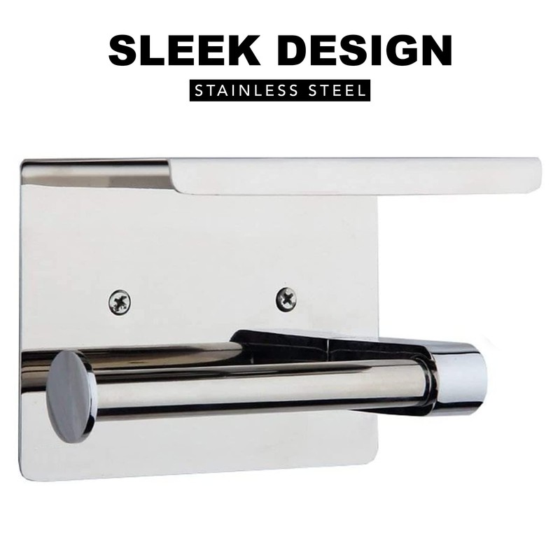 Toilet Roll Holder (UK Company) Wall Mounted With Screws Bathroom