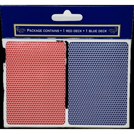 Gold Crown Standard Quality Playing Cards - 2 Deck Package Blue and Red