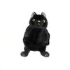 Shinada Global MONE-0168B Mochi Cat Plush Toy, Black, Size S