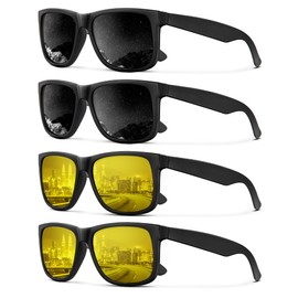 KALIYADI Polarized Sunglasses-for-Men Mens Sunglasses: Classic Polarized Sunglasses with UV Protection for Driving Fishing