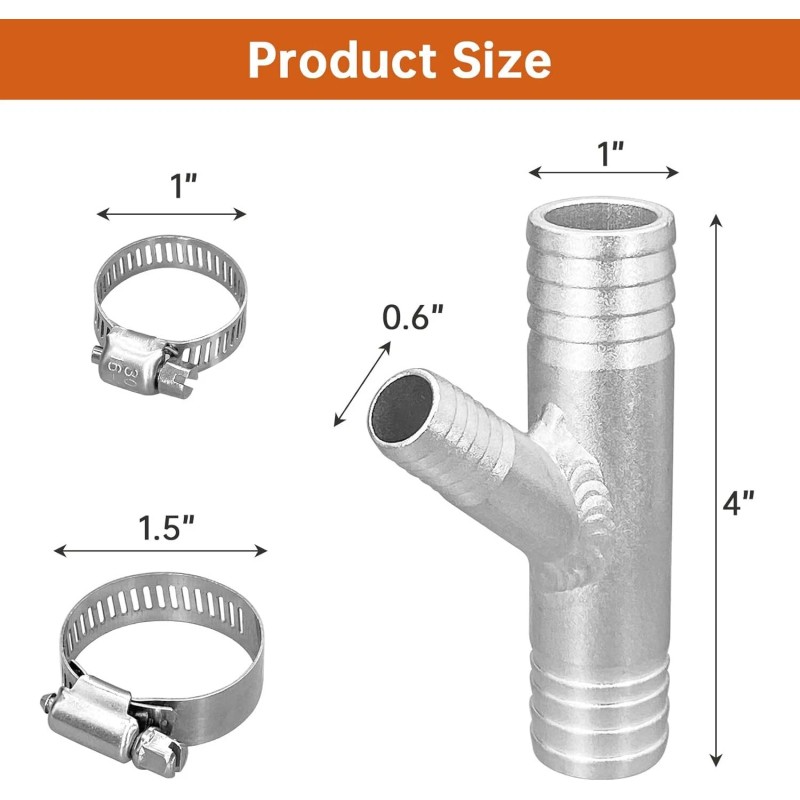 mscrp 1 Set 1" to 5/8 CAB Heater Y Fitting