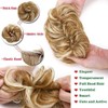 Real Fashion Hair Bun Extensions Messy Curly Hair Scrunchies Hairpieces