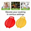 OFXDD Shredder Kitchen - Plastic Grater with Handle - Round