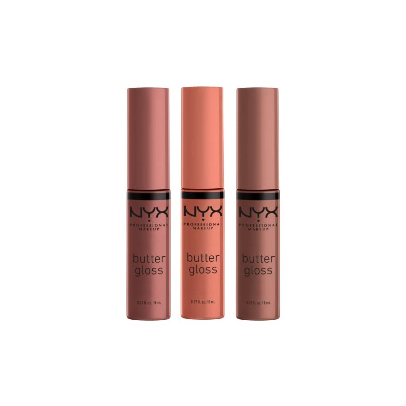 NYX PROFESSIONAL MAKEUP Butter Gloss Brown Sugar - Pack Of