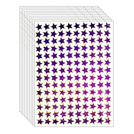 Stickers Glitter Pack 10 Sheets Purple Stars Art 3D Cartoon Kids Sticker Classic Toys Sticker School Activities Decorations Card Diary Album Scrapbooking