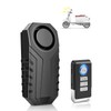 KINOEE Bicycle Alarm, Anti-Theft Burglar Wireless Alarm with Remote Control