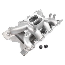 Intake Manifold, Aluminum Dual Plane Air-Gap Intake Manifold 7564 Replacement for Ford 351C Small Block, 1500 to 6500 RPM Range Mixizap