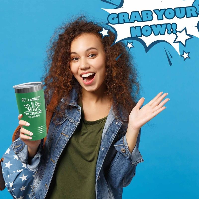 Hair Stylist Green Edition Ringneck Tumbler 20oz - Get a
