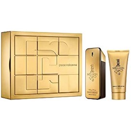 Paco Rabanne RABANNE ONE MILLION FOR MEN 2 PIECE SET TIN BOX (3.4 OZ EAU DE TOILETTE SPRAY + 3.4 OZ SHOWER GEL), multi color