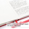 feela 3 Pack Notebooks Journals Bulk with 3 Black Pens,