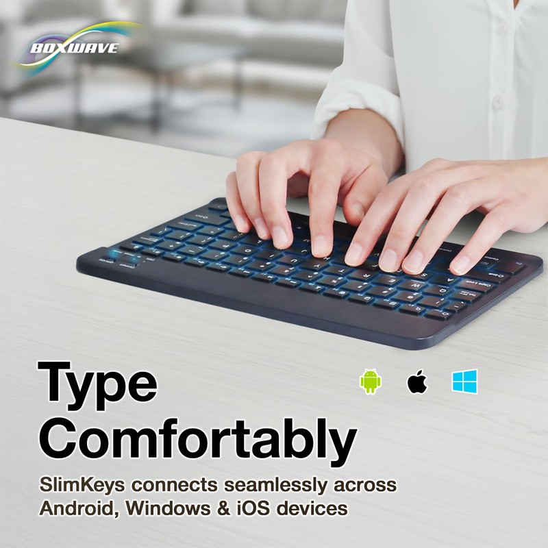 BoxWave Keyboard Compatible with ASUS ROG Ally Z1 - SlimKeys