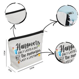 WZJHCL Hangover Kit Bag Hangover Recovery Kit Bachelorette Party Gift Hangover Survival Kit Morning After Kit Adult Party Favor (Hangover Memory)