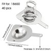 MEETOOT 40pcs 18650 Battery Negative to Positive Conversion Spring Contact