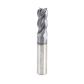 Amana Tool - 51595 CNC Spiral Multi-Helix Square Bottom 3/8 Dia x 7/8 x 3/8 Shank Solid Ca