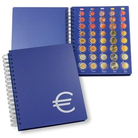 SAFE 7807 Spiral Euro Album Topset | Impression Album | Euro Coins Scrapbook of All Countries | Coin Collection Album | Euro Coin Album | for Your Coin Collection | 210 x 235 mm