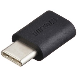 BUFFALO BUFFALO Convert Adapter microB to TypeC Black BSMPCADC100BK