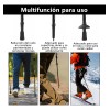 2pk Bastones De Senderismo Ajustar Bastón Plegables Trekking
