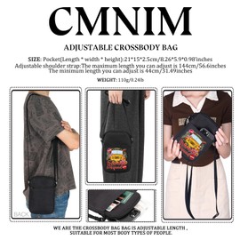 CMNIM Transportation Squad Gift Scho-l Bus Driver Mini Crossbody Wallet Bag With Zipper For Bus Driver Appreciation Gift (Transportation Squad Mini CB)