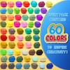 Air Dry Clay, 60 Colours Modelling Clay Kit with Tools,
