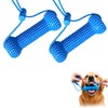 OKNIAO Dog Toys Dual-Action Teeth Cleaning Mouth Prop, Chew Toy