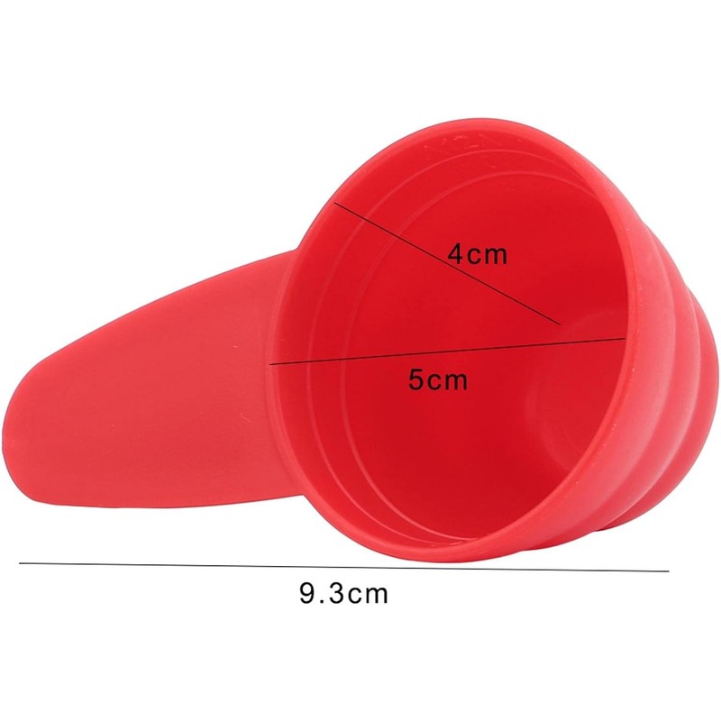 Red Plastic Coffee Scoop Measuring Scoop Suitable for Ground Beans