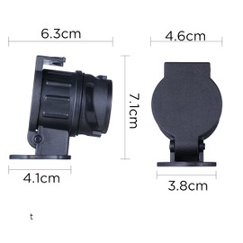 YoiYee 13 Pin to 7 Pin Towing Adaptor, Easy and Secure Trailer Connection For Caravans, Trailers, and Towing Vehicles, Weatherproof and Durable, Compatible with European and UK Standards