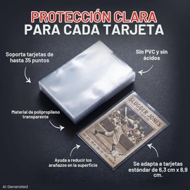 Ultra Pro - Fundas Transparentes para Tarjetas de Comercio est ndar