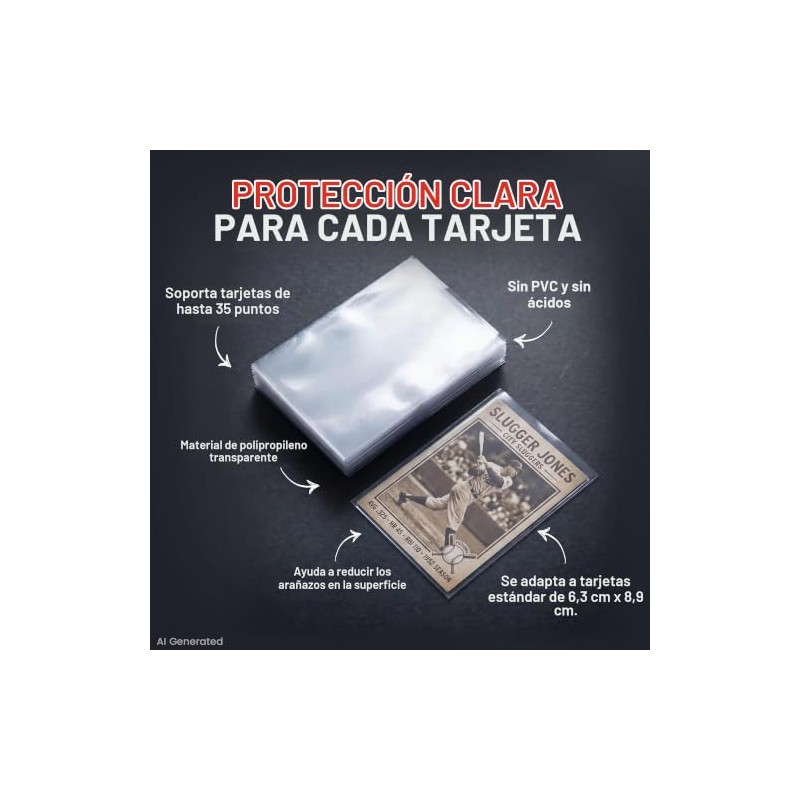 Ultra Pro - Fundas Transparentes para Tarjetas de Comercio est
