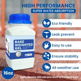 AceGold Base Weighted Gel Polymer for Basketball Hoops Bases, Sign Hoops and Goal Bases, Perfect Replacement for Sandbags to Anchor Portable Basketball Hoops, Pools Baskets, Umbrellas Bases16 oz