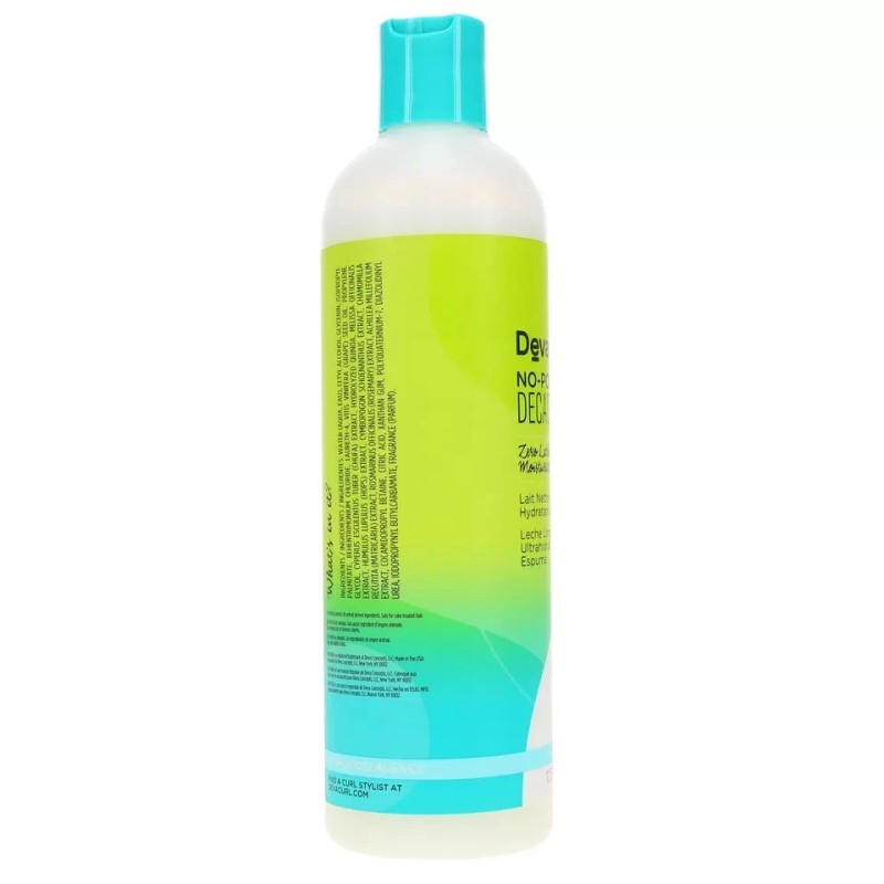 devacurl no poo decadence zero lather ultra moisturizing milk cleanser