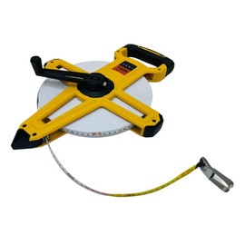 i-PLUS 3x Tape Measure 328.4 ft (100 m) Width 0.6 inch (15 mm) 3x Speed Tape Measure 3x Convex Work Tool 3X Million (Double Sides) Repair Surveying Scale Common Tape Speed Tough Reel Fast Winding Tape