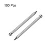 sourcing map Finishing Nails Hand-Drive Hardware Carbon Steel Nail 35mm