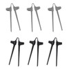 Ieron 6 Pcs Finger Snack Chopsticks, Reusable Food Clips, Lazy