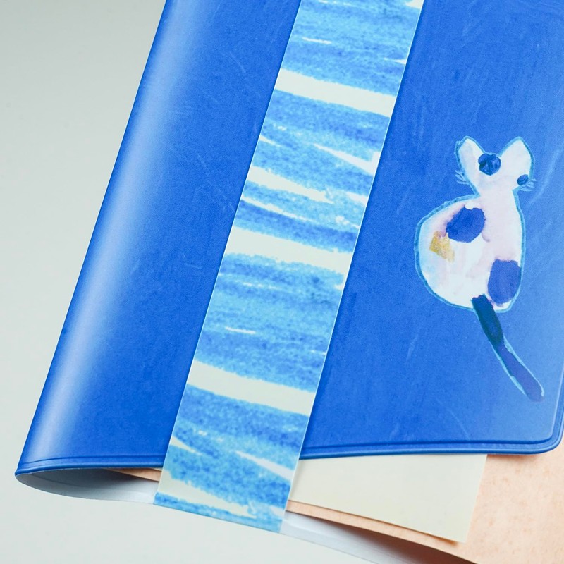 Greeting Life Mirokomachico Book Cover Cat MRZ-69 Blue