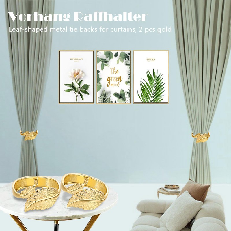 Curtain Holdbacks Tie Backs Hooks Tiebacks Ties Holder Rope Magnetic