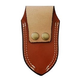 Mikikajiya Village TS082 Genuine Leather Case for Pruning Shears, Brown